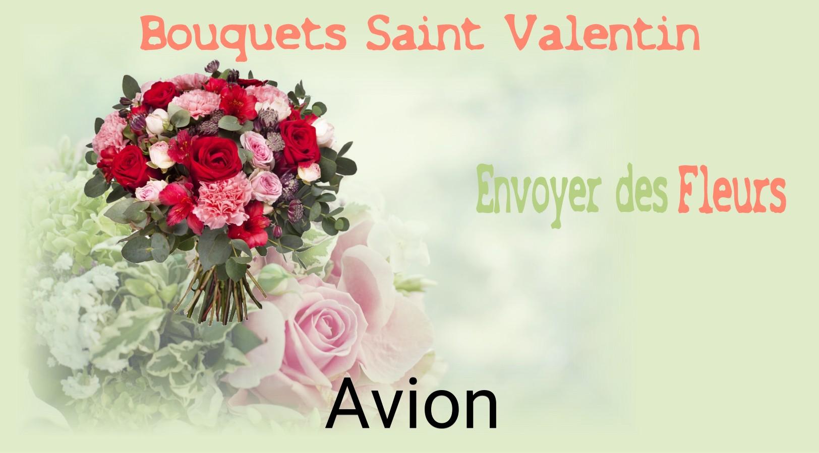 Roses de Saint-Valentin livrées à Avion